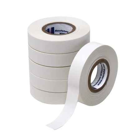 NEVS 1/2" wide x 500" White Labeling Tape TC-05-White